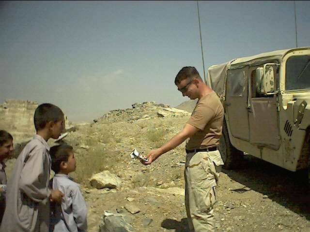 John with Afghan Children