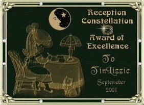 Reception Award for month of Sept 2001